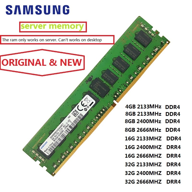 Ｚ DDR4  RAM 4GB 8GB 16GB 32GB 1RX4 2133/2400/..